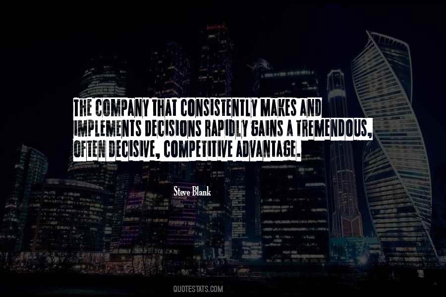 Quotes About Competitive Advantage #921193