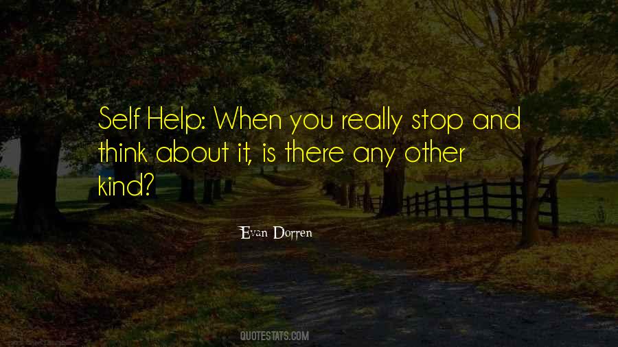 Quotes About Self Help #1523045