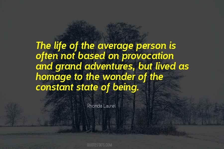 Quotes About Being Average #1297968