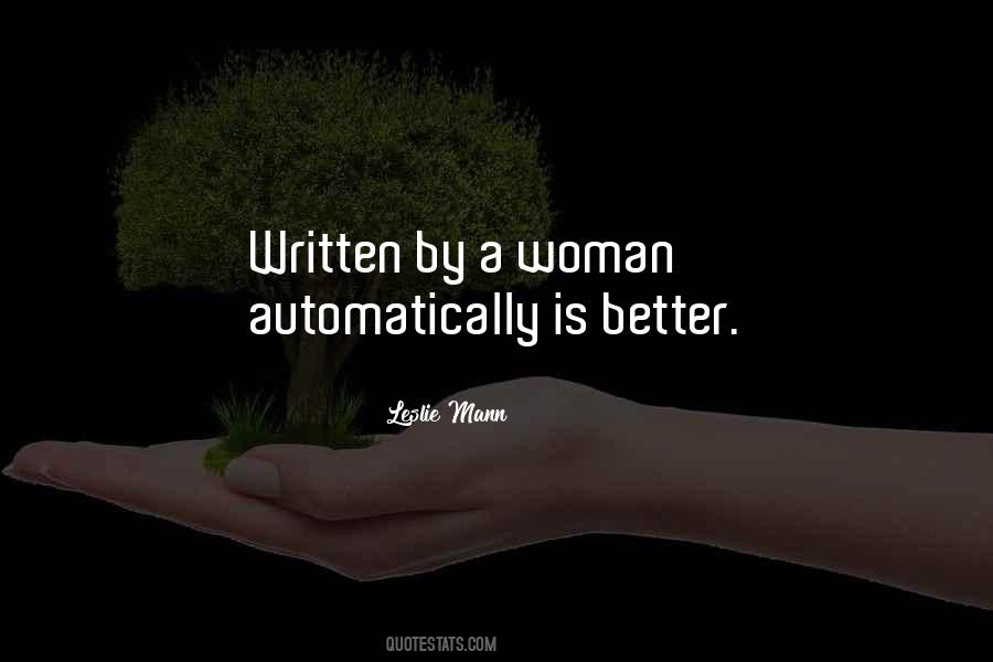 Better Woman Quotes #333704