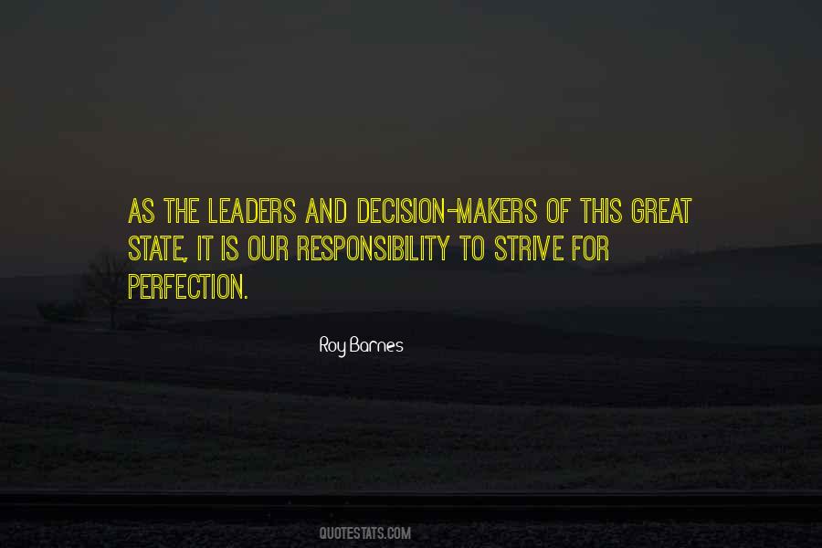 Quotes About Decision Makers #1752065