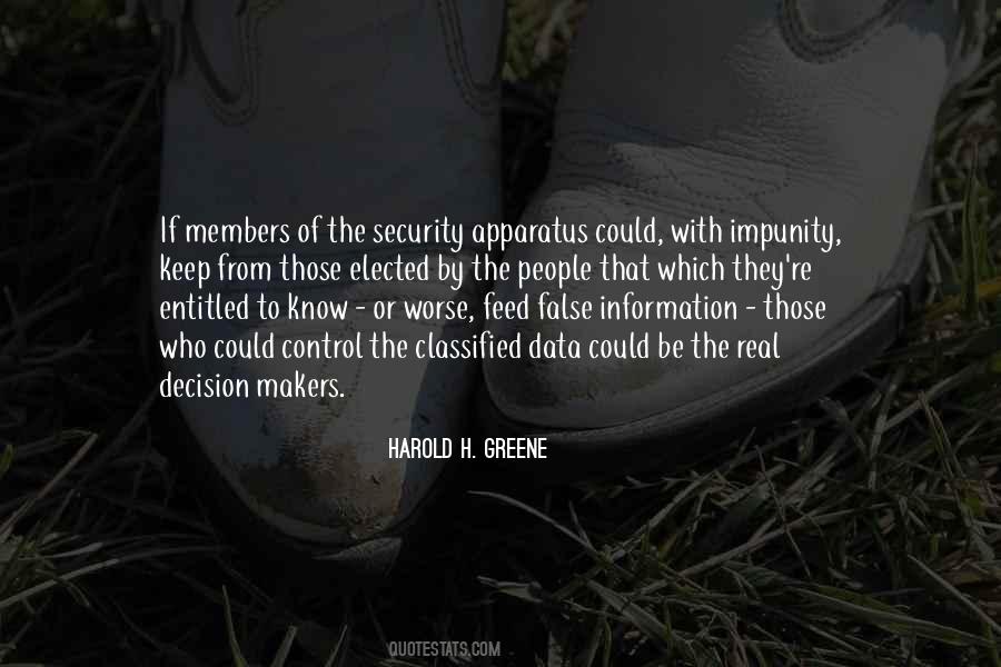 Quotes About Decision Makers #670550