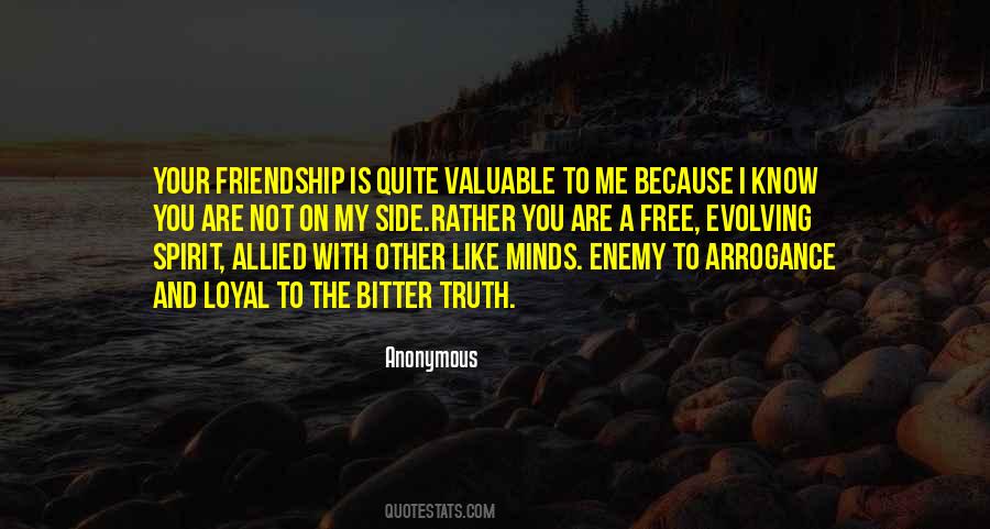 Quotes About Truth And Friendship #808633