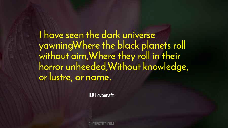 Dark Universe Quotes #882565