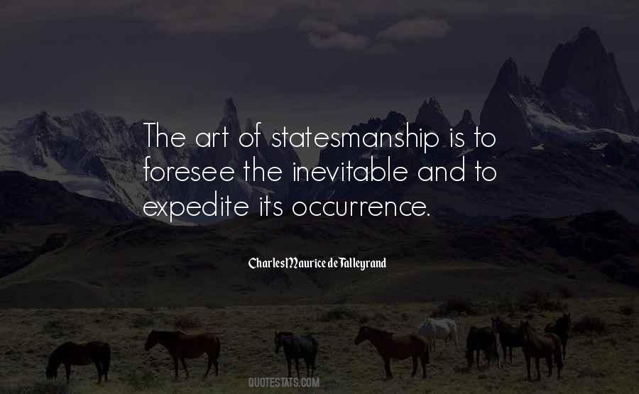 Quotes About Statesmanship #1733847