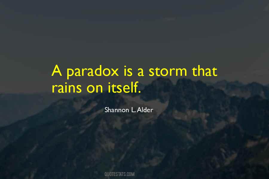 A Paradox Quotes #478578