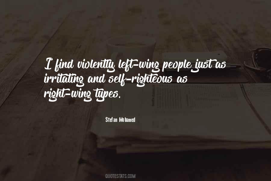 Quotes About Self Righteous People #1072366