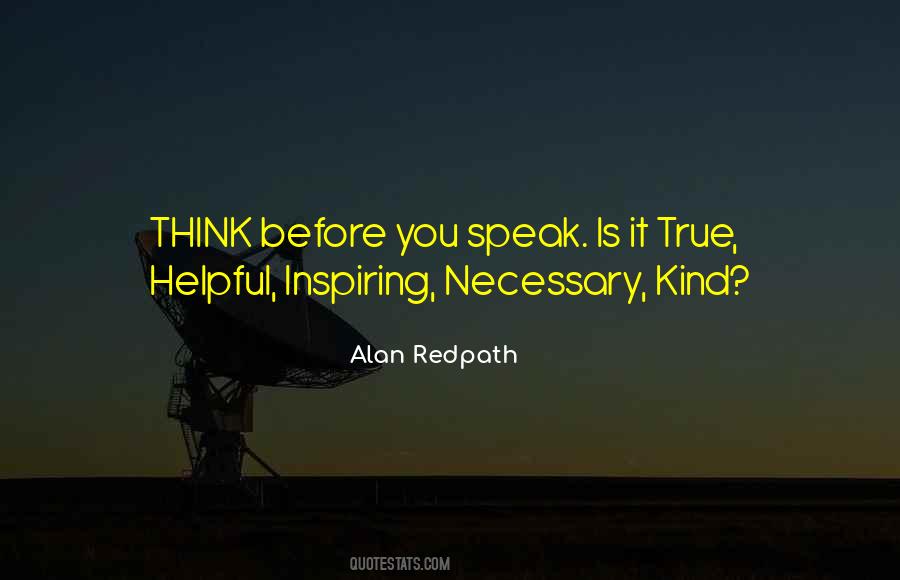 Quotes About Think Before You Speak #210650