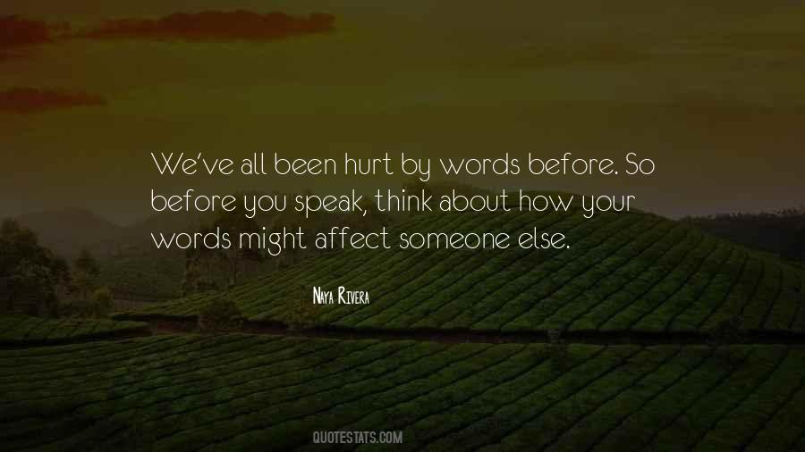 Quotes About Think Before You Speak #747025