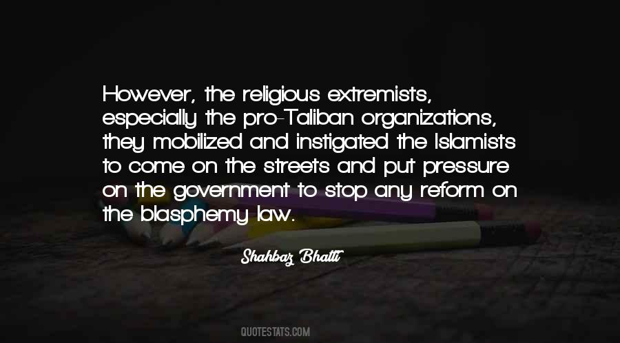 Quotes About Blasphemy #492984