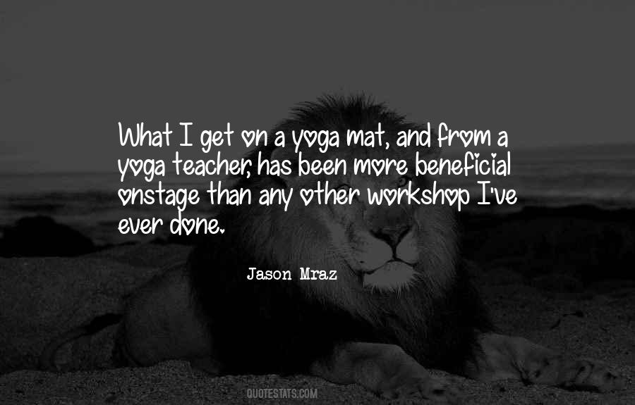 Quotes About Yoga Mat #1011768