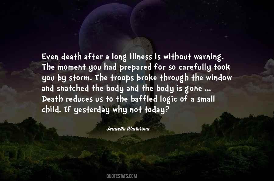 Quotes About Death After A Long Illness #1344920