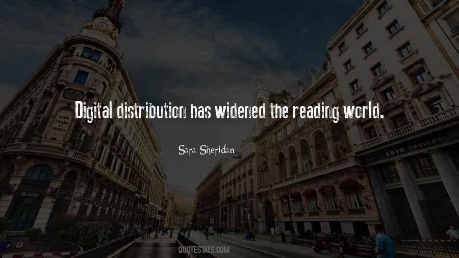 Quotes About Digital Distribution #1382336