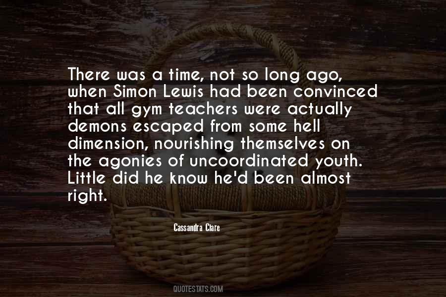Quotes About Simon Lewis #945109