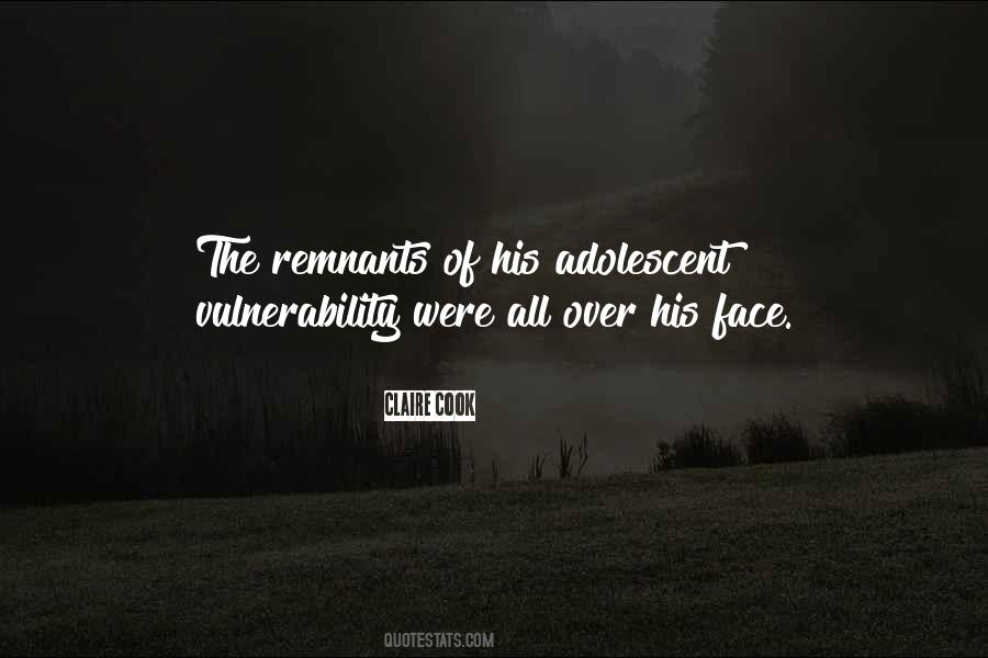 Quotes About Remnants #250788