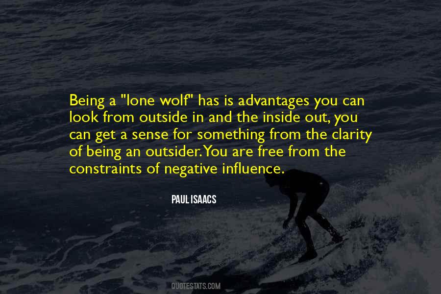 Quotes About A Lone Wolf #406806