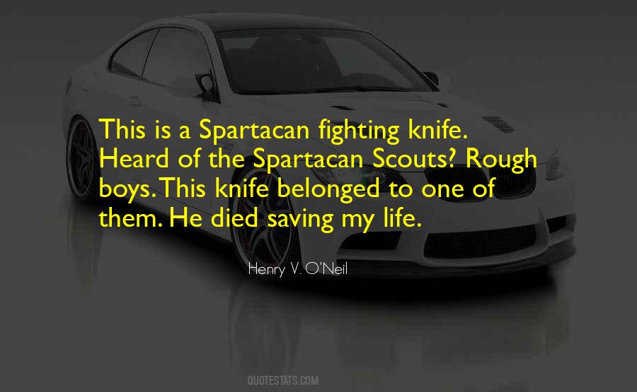 Quotes About Knife Fighting #1294608