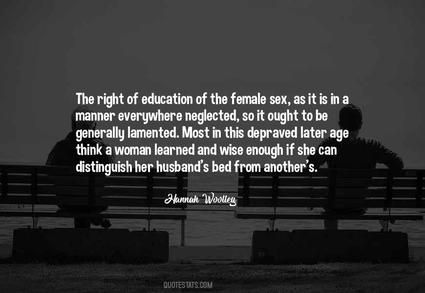 Quotes About Female Education #1397761
