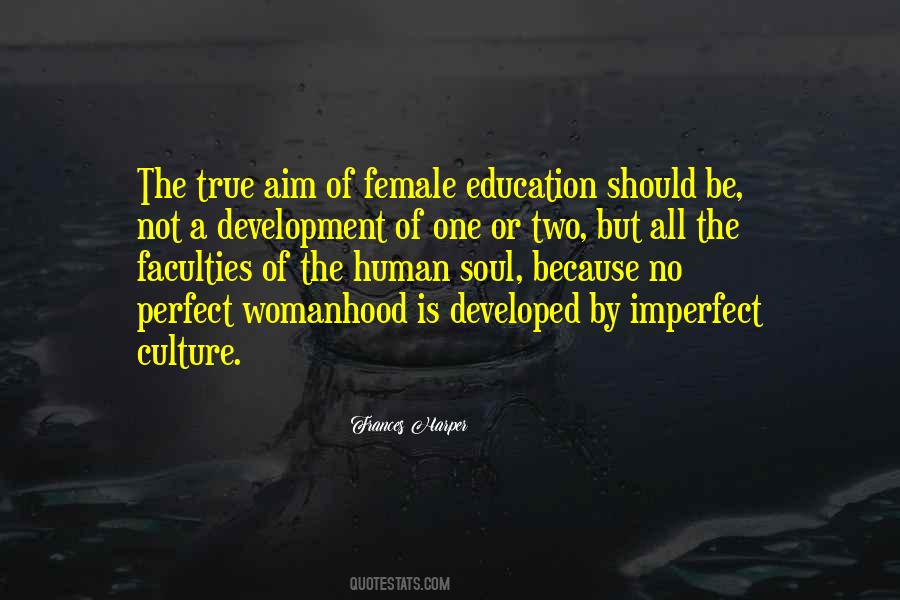Quotes About Female Education #86464