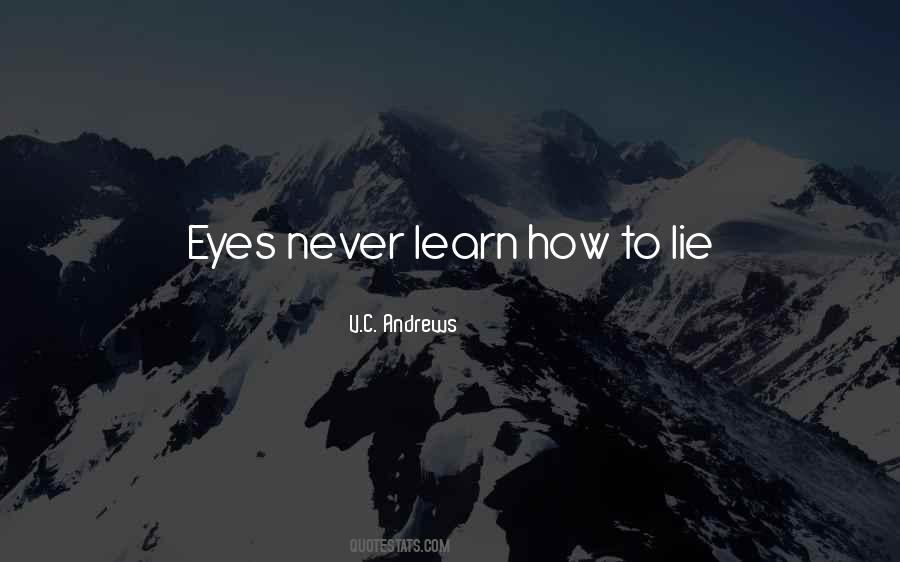Quotes About Eyes Never Lie #329591