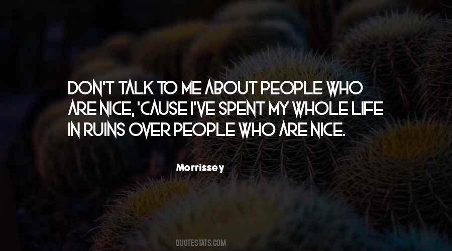 Quotes About Don't Talk To Me #719106