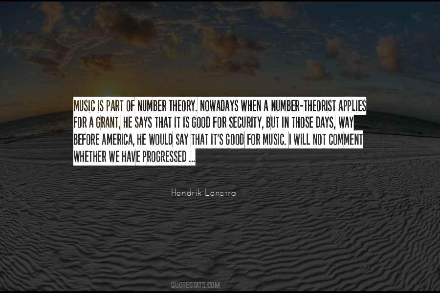 Quotes About Number Theory #994085
