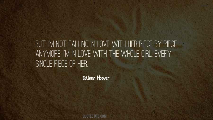 Quotes About Not Falling In Love #1096477