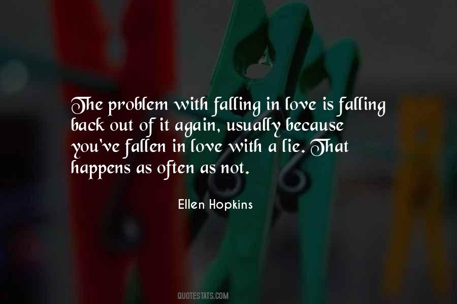 Quotes About Not Falling In Love #5107