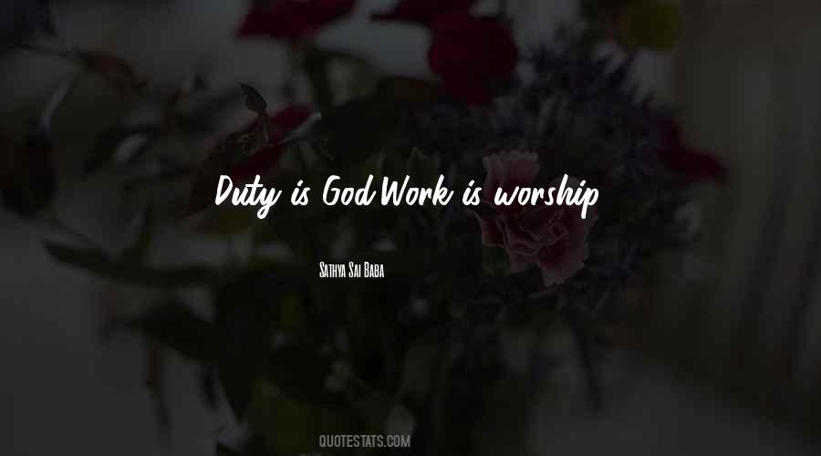 Quotes About Work Is Worship #619656