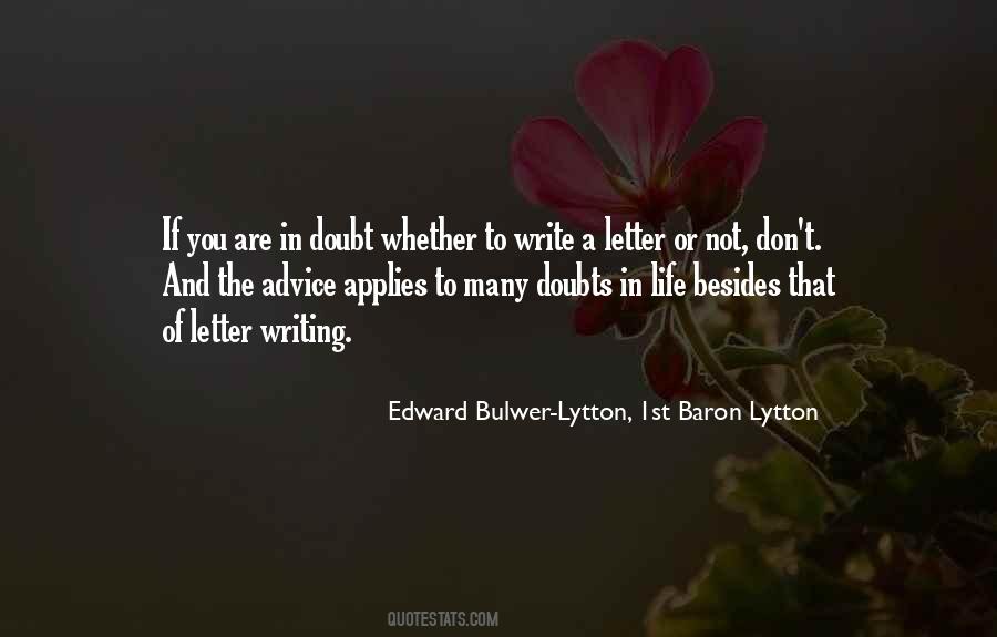Quotes About Letter Writing #1055391