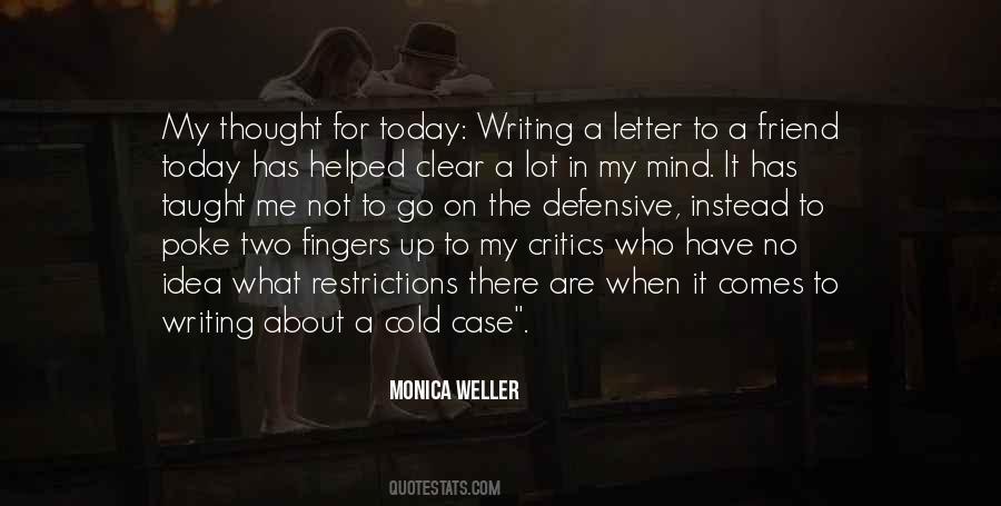 Quotes About Letter Writing #168101