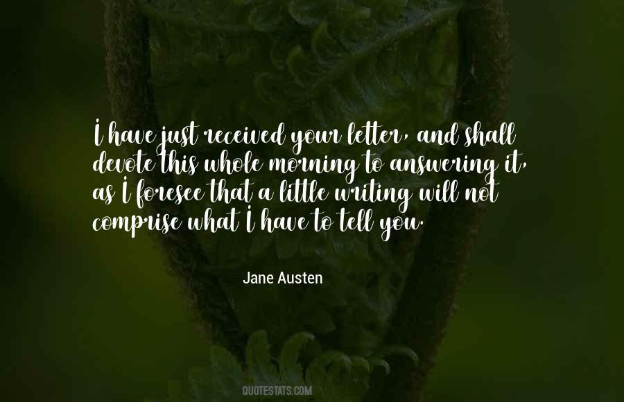 Quotes About Letter Writing #264083