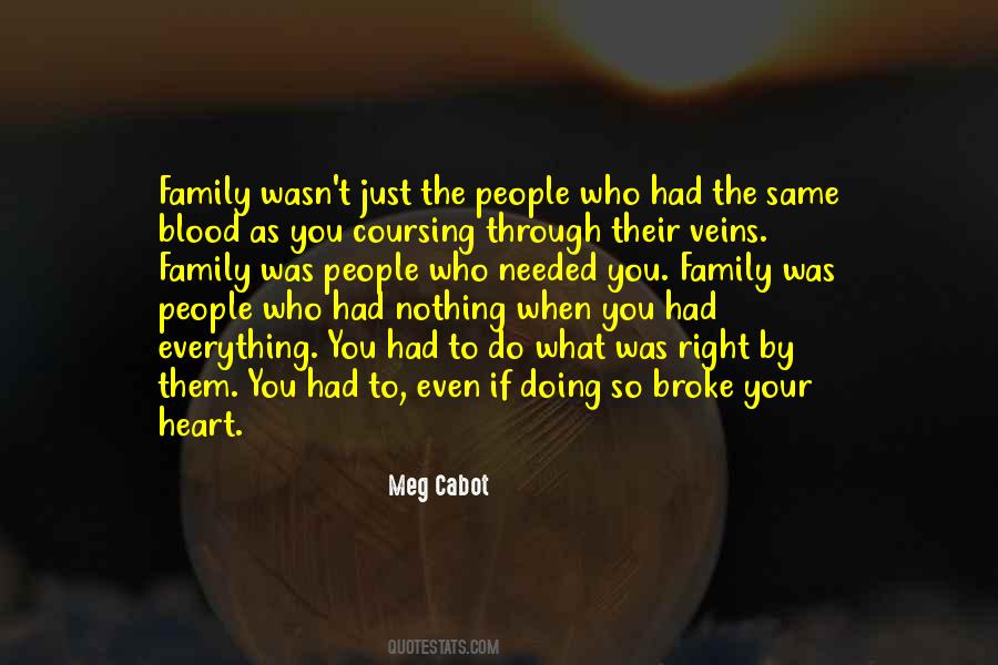 Quotes About Same Blood #1664278