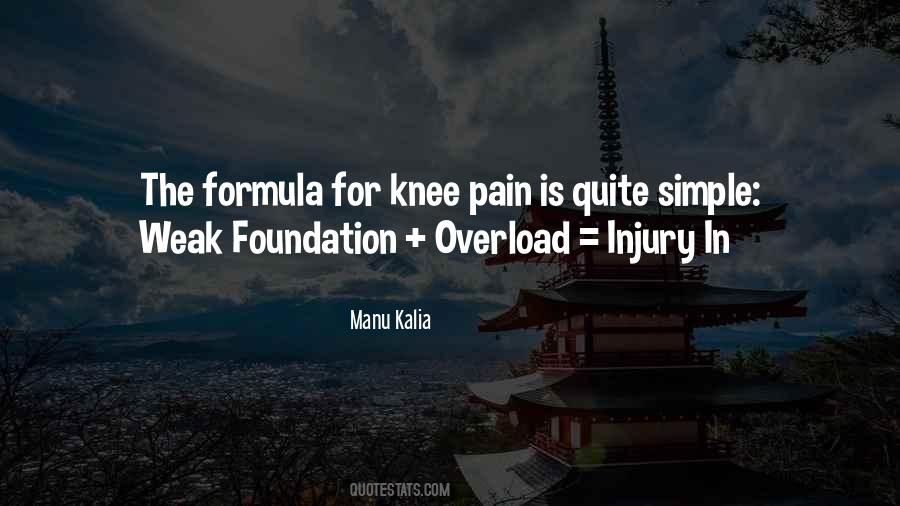 Quotes About Knee Injury #1586133