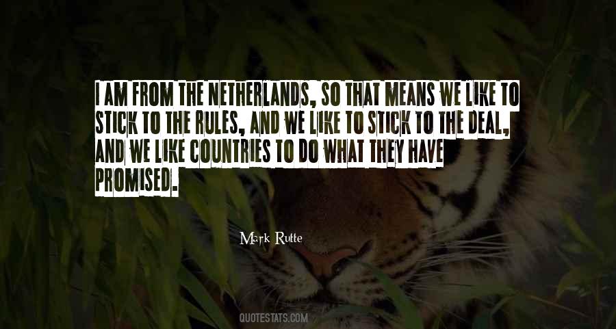 Quotes About The Netherlands #1707847