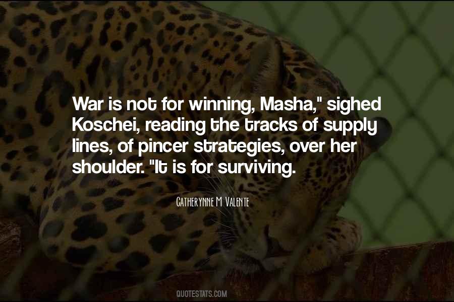 Quotes About Winning War #520509