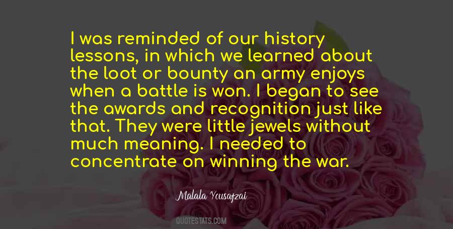 Quotes About Winning War #744660