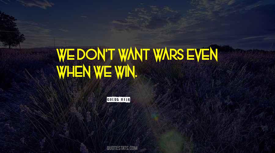 Quotes About Winning War #751386