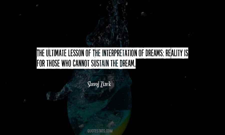 Quotes About Dreams Reality #1381044