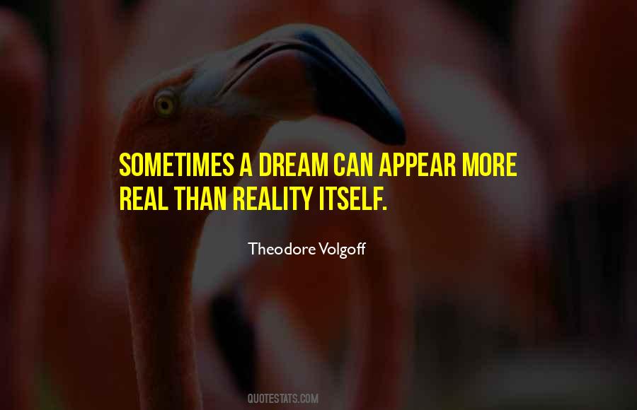 Quotes About Dreams Reality #244871
