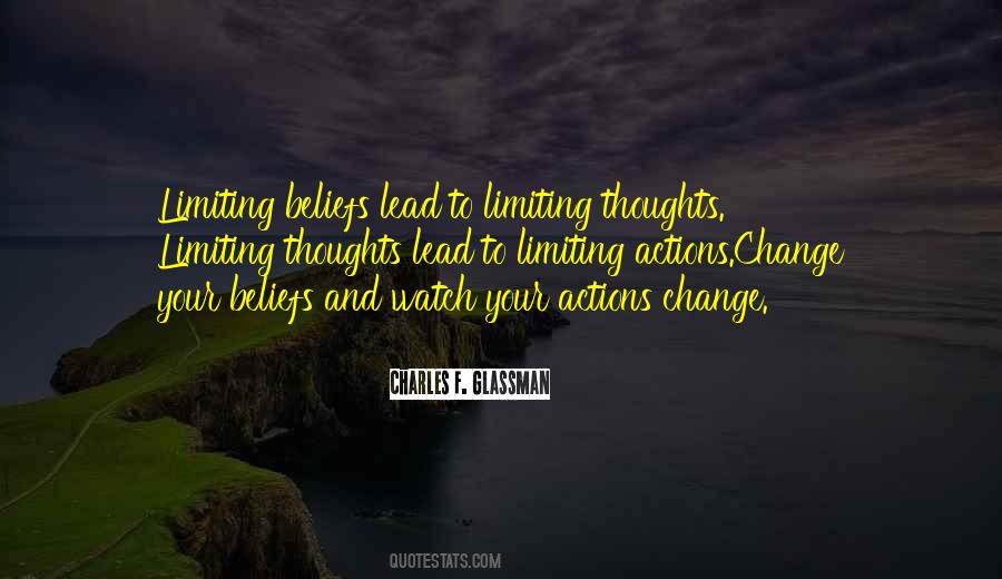 Quotes About Self Limiting Beliefs #161177