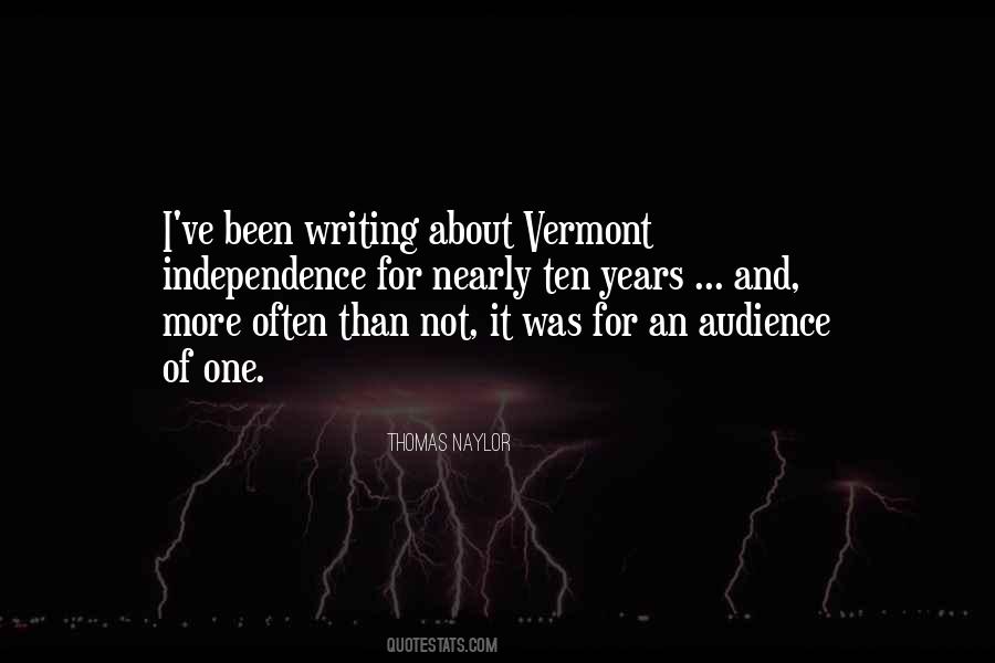 Quotes About Vermont #103432