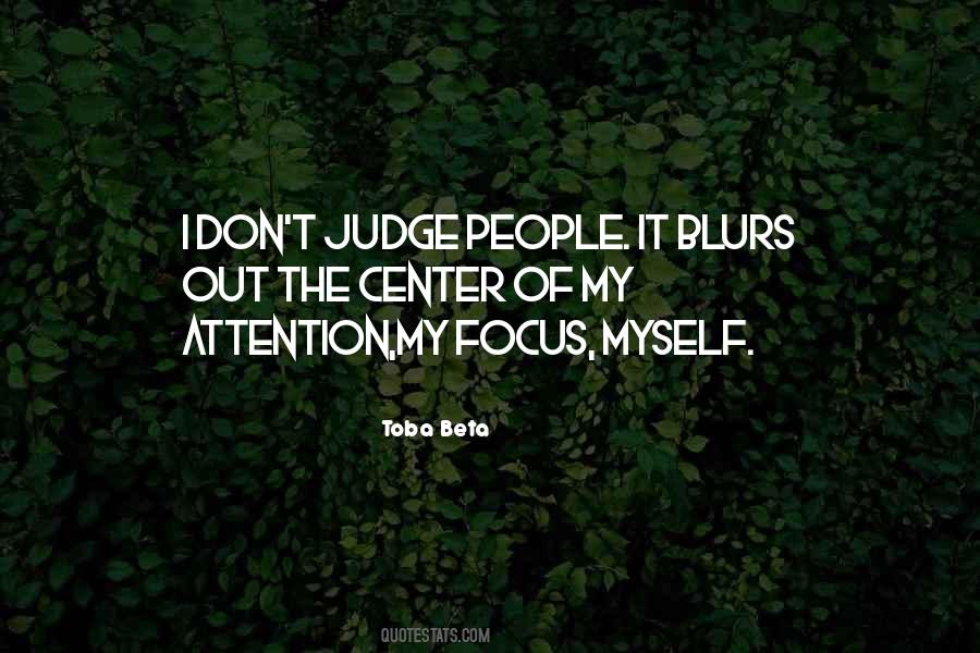 Quotes About Self Judgement #1526439