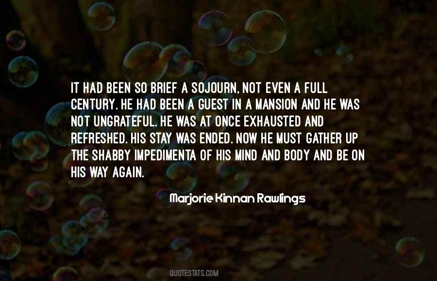 Quotes About Sojourn #865570