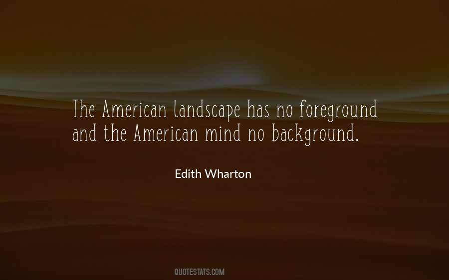 American Landscape Quotes #1321739