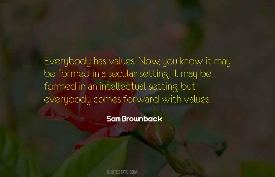 Secular Values Quotes #378738