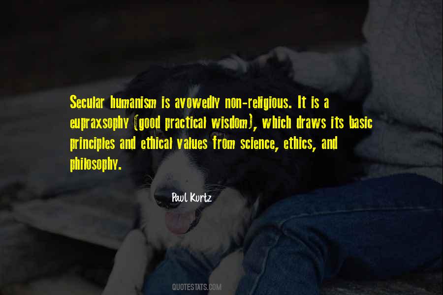 Secular Values Quotes #867346