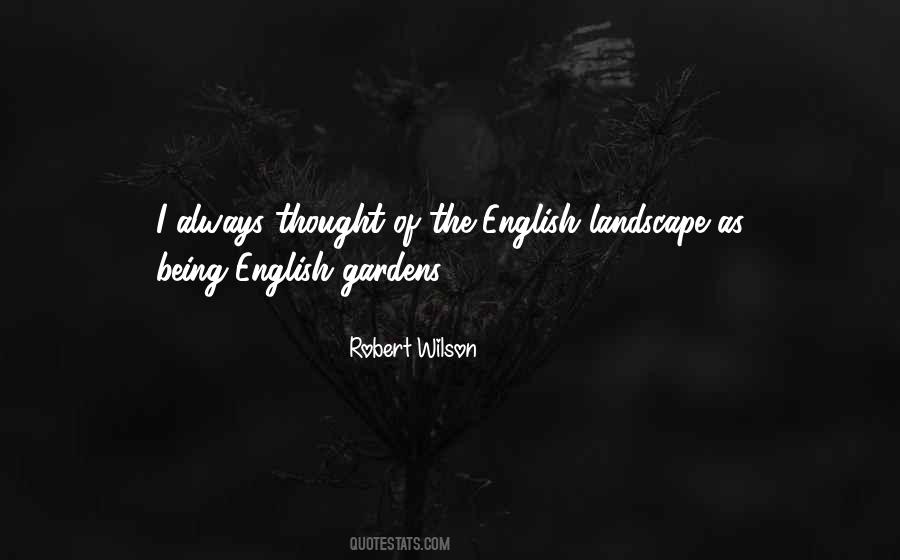 Quotes About English Landscape #1075697