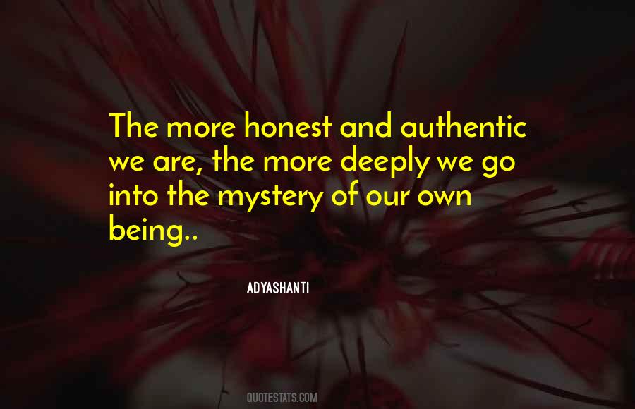 Being Authentic Quotes #26271