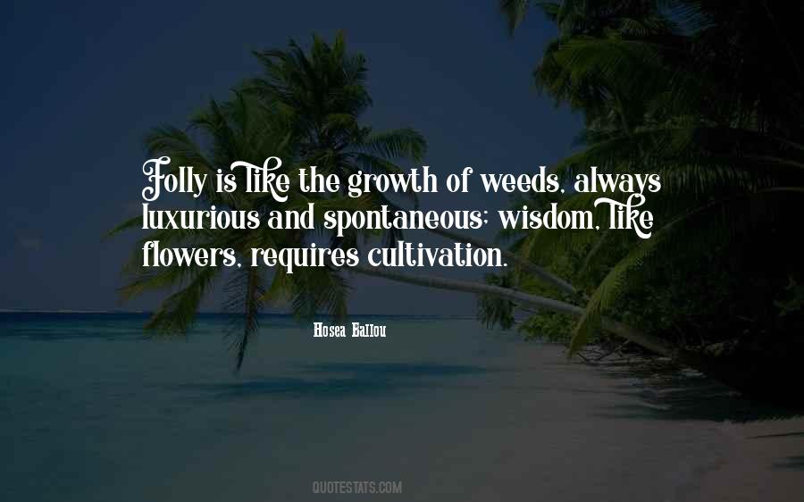 Quotes About Flowers And Weeds #792155